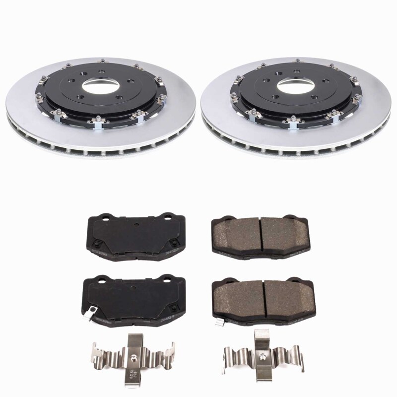 Chevrolet Corvette Brake Kit - Rear - PowerStop - Z17 Coated - `15-`19