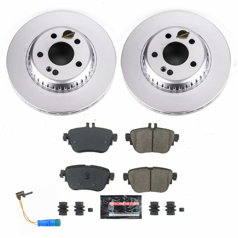 Mercedes-Benz E300 Brake Kit - Rear - PowerStop - Z23 Evolution Coated - `17-`19