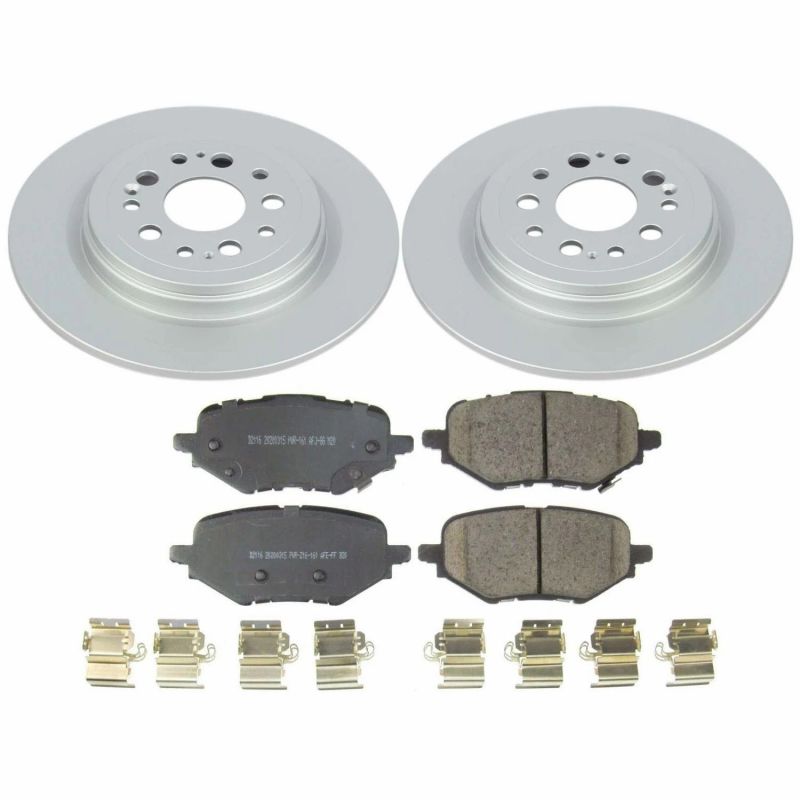Honda Clarity Brake Kit - Rear - PowerStop - Z17 Evolution Geomet Coated - `17-`19