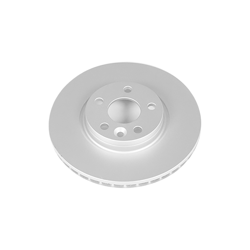 Volvo XC70 Brake Rotor (1) - Front - PowerStop - Evolution High Carbon GEOMET 360 Fully Coated - Silver - `08-`16