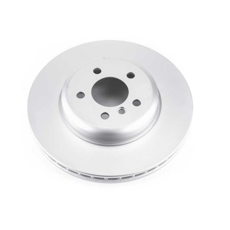 BMW ActiveHybrid 5 Brake Rotor (1) - Front - PowerStop - Evolution High Carbon Geomet Coated - `12-`16
