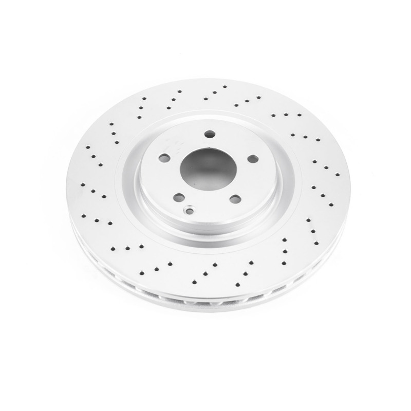 Mercedes-Benz C32 AMG Brake Rotor (1) - Front - PowerStop - Evolution High Carbon Geomet Coated - `02-`04