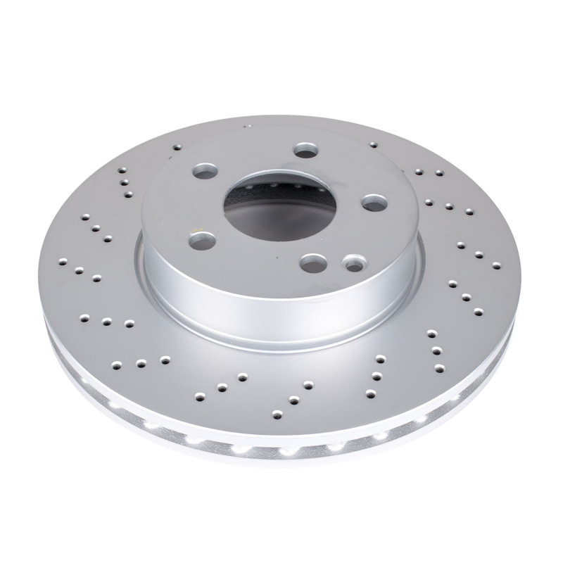 Mercedes-Benz C250 Brake Rotor (1) - Front - PowerStop - Evolution High Carbon Geomet Coated - 2015