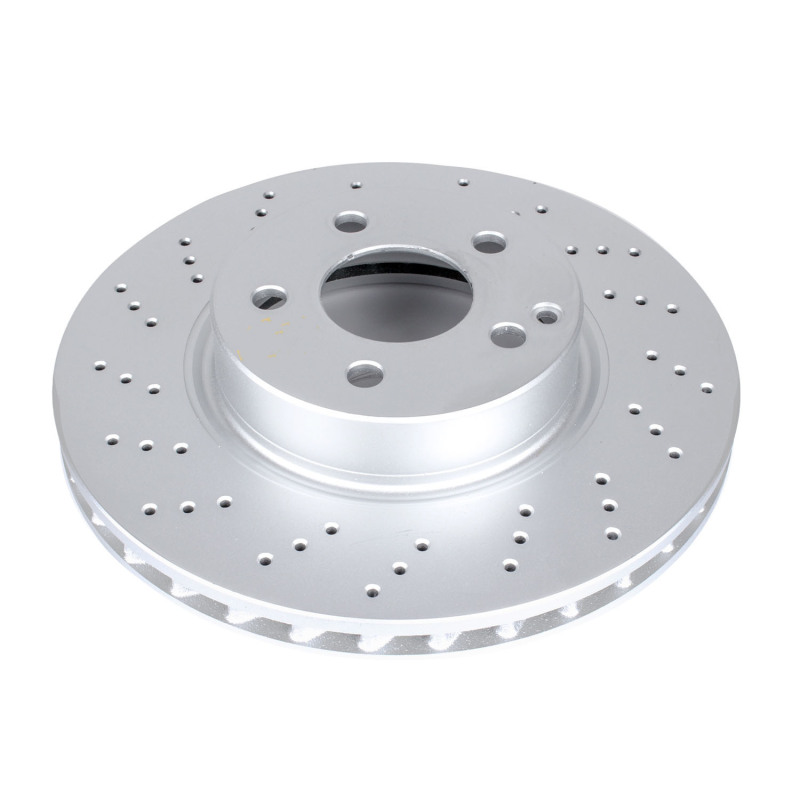 Mercedes-Benz E500 Brake Rotor (1) - Front - PowerStop - Evolution High Carbon Geomet Coated - `04-`06