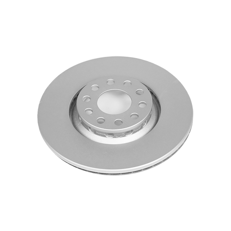 Audi A4 Brake Rotor (1) - Front - PowerStop - Evolution High Carbon Geomet Coated - `02-`05