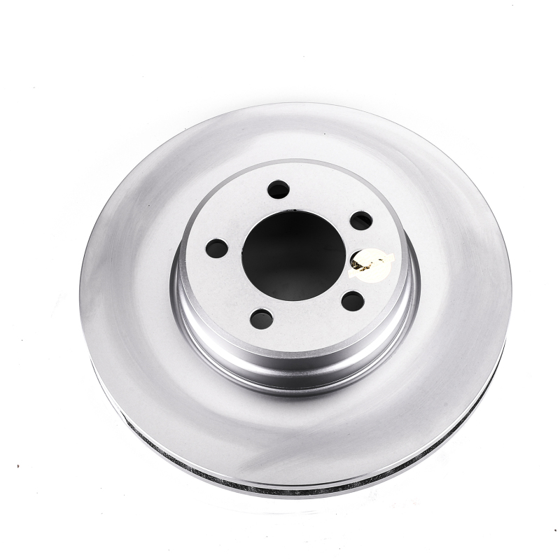 Land Rover Range Rover Brake Rotor (1) - Front - PowerStop - Evolution Coated, High Carbon, GEOMET 360 - Silver - `03-`05