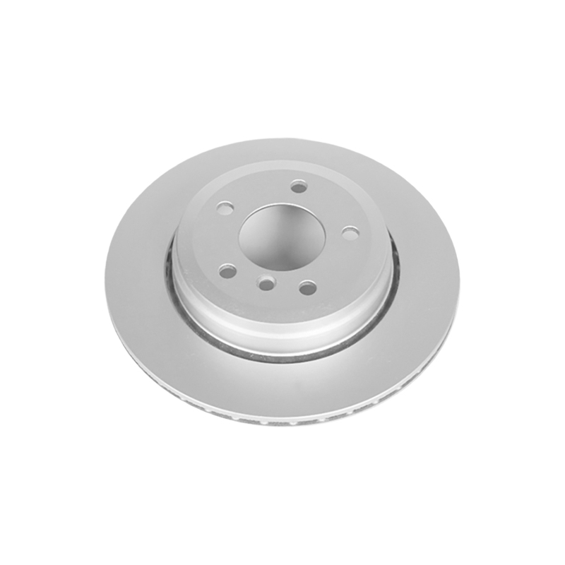 BMW 528 Brake Rotor (1) - Rear - PowerStop - Evolution High Carbon Geomet Coated - Silver - `08-`09