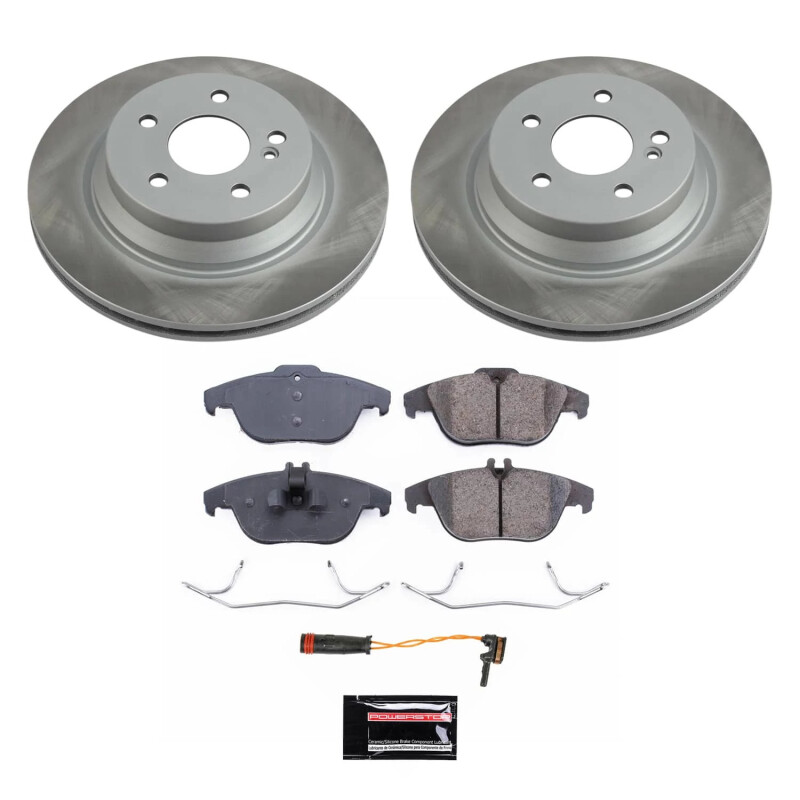 Audi A6 Quattro Brake Kit - Front + Rear - PowerStop - Euro-Stop High-Carbon Coated Rotors + ECE-R90 Pads - `00-`04