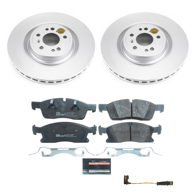 Mercedes-Benz GLE300d Brake Kit - Front - PowerStop - Euro-Stop Kit - 2016