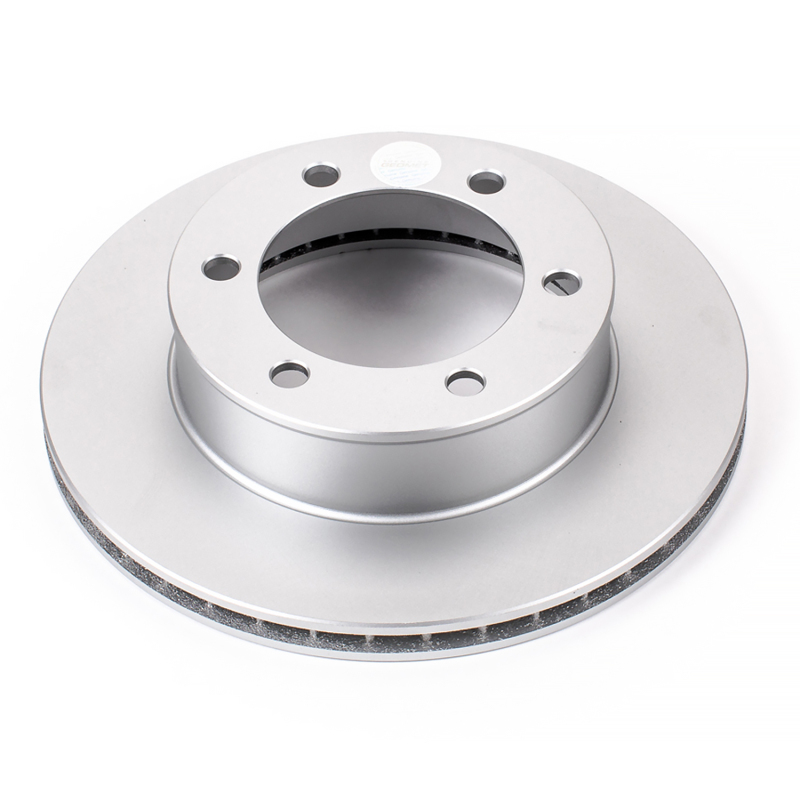 Toyota 4Runner Brake Rotor (1) - Front - PowerStop - Evolution Geomet Coated - Silver - `96-`02