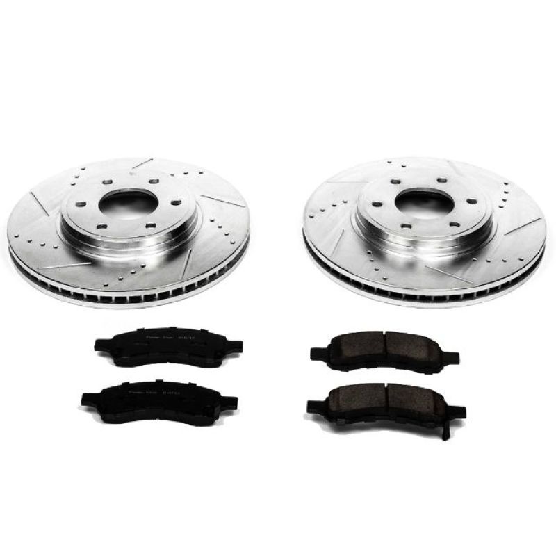 Chevrolet Trailblazer Brake Kit - Front - PowerStop - Z23 Evolution Sport - `06-`09