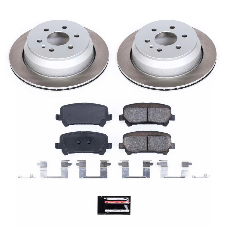 Dodge Ram 1500 Brake Kit - Front + Rear - PowerStop - Z36 Truck Ceramic Brake Pads + Drilled & Slotted Rotors + Drum & Shoe Kit - `00-`01 Dodge Ram 1500 Brake Kit - Front + Rear - PowerStop - Z36 Truck Ceramic Brake Pads + Drilled & Slotted Rotors + Drum & Shoe Kit - `00-`01