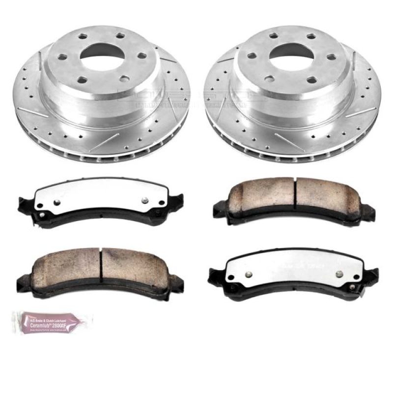Cadillac Escalade Brake Kit - Rear - PowerStop - Z36 Rear Brake Kit - `03-`06