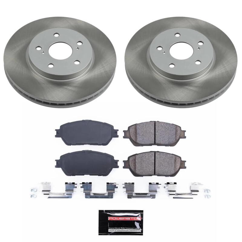 Acura RL Brake Kit - Front + Rear - PowerStop - Z23 Evolution Sport - `02-`04