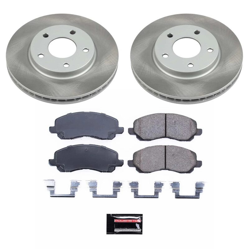 Mercedes-Benz CLK550 Brake Kit - Front + Rear - PowerStop - Z23 Evolution Sport - `07-`09