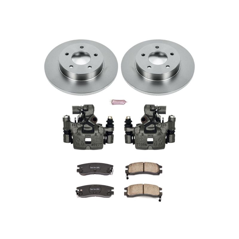 Buick LeSabre Brake Kit - Rear - PowerStop - Autospecialty Rotors + Evolution Ceramic Pads - `00-`05