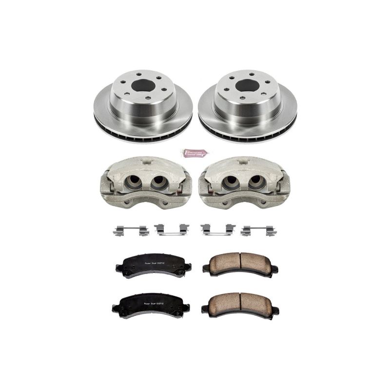 Cadillac Escalade Brake Kit - Rear - PowerStop - Autospecialty Rotors + Z16 Ceramic Pads - `03-`06