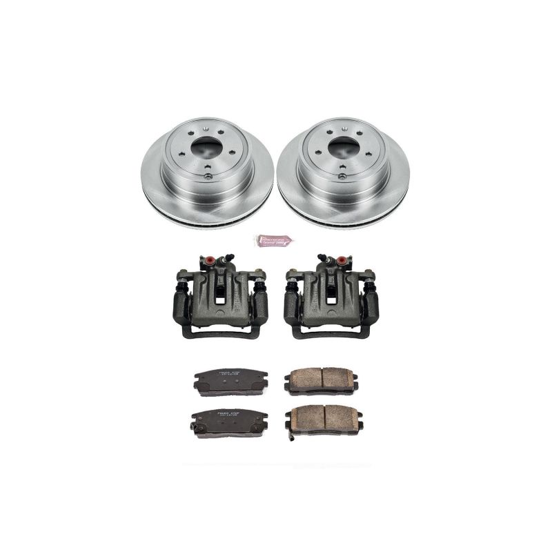 Chevrolet Captiva Sport Brake Kit - Rear - PowerStop - Autospecialty Rotors + Evolution Ceramic Pads + Replacement Calipers - `12-`15
