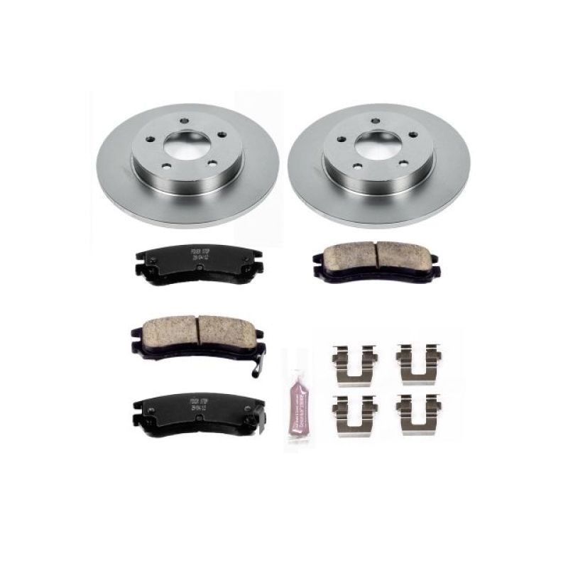 Buick LeSabre Brake Kit - Rear - PowerStop - Autospecialty Rotors + Z17 Evolution Plus Ceramic Pads - `00-`05