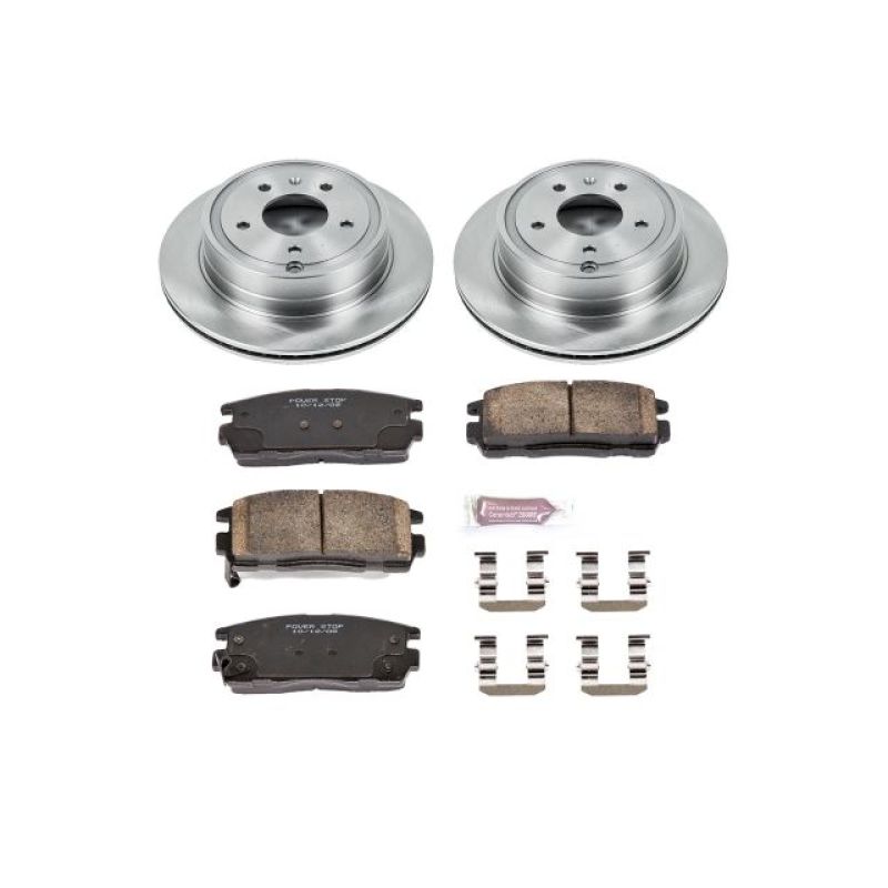 Chevrolet Captiva Sport Brake Kit - Rear - PowerStop - Z17 Stock Replacement Rotors + Z17 Evolution Plus Ceramic Pads - `12-`15
