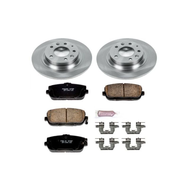 Mazda MX-5 Miata Brake Kit - Rear - PowerStop - Z17 Evolution Plus Ceramic Pads + Autospecialty Rotors - `06-`15