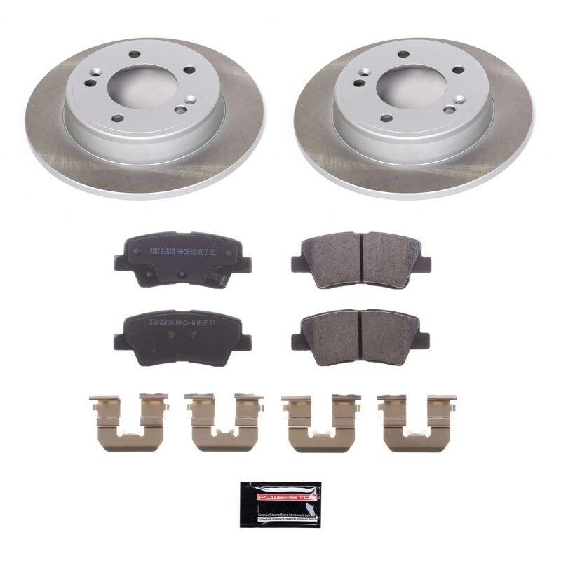 Audi TT Quattro Brake Kit - Front + Rear - PowerStop - Autospecialty Rotors + Z17 Evolution Plus Ceramic Pads - `00-`06