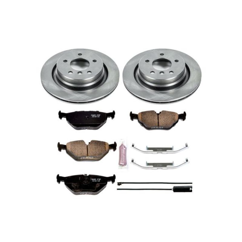 BMW Z3 Brake Kit - Rear - PowerStop - Z17 Evolution Plus Ceramic Pads + Autospecialty Rotors - `98-`02