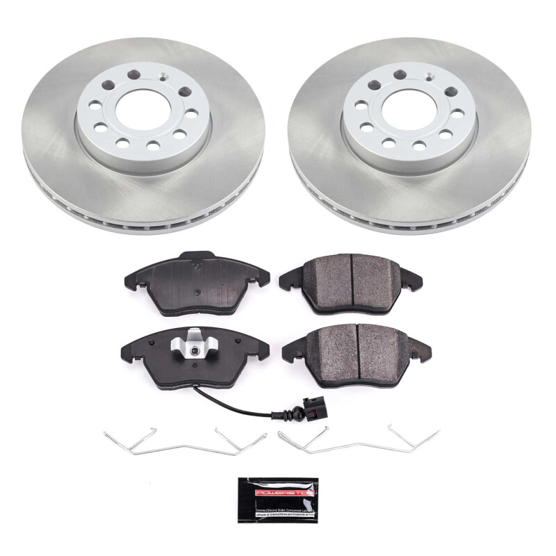 Infiniti M45 Brake Kit - Front + Rear - PowerStop - Z17 Evolution Plus Pads + Autospecialty Rotors - `03-`04