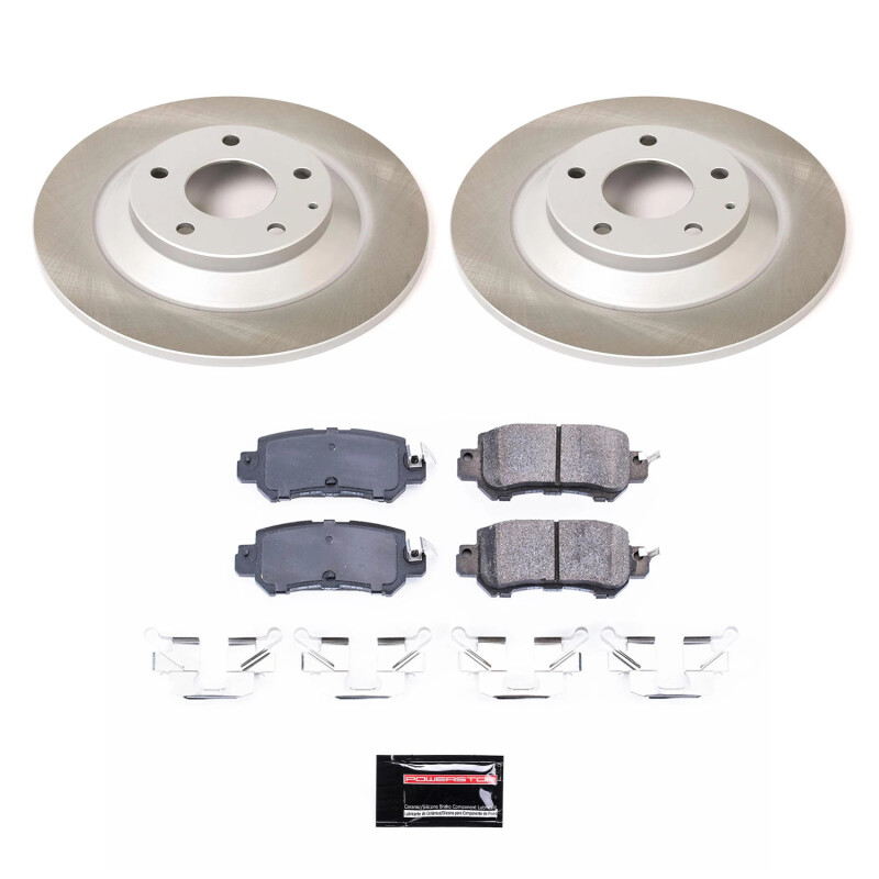 Mercedes-Benz S430 Brake Kit - Front + Rear - PowerStop - Z17 Stock Replacement + Autospecialty Rotors - `00-`02