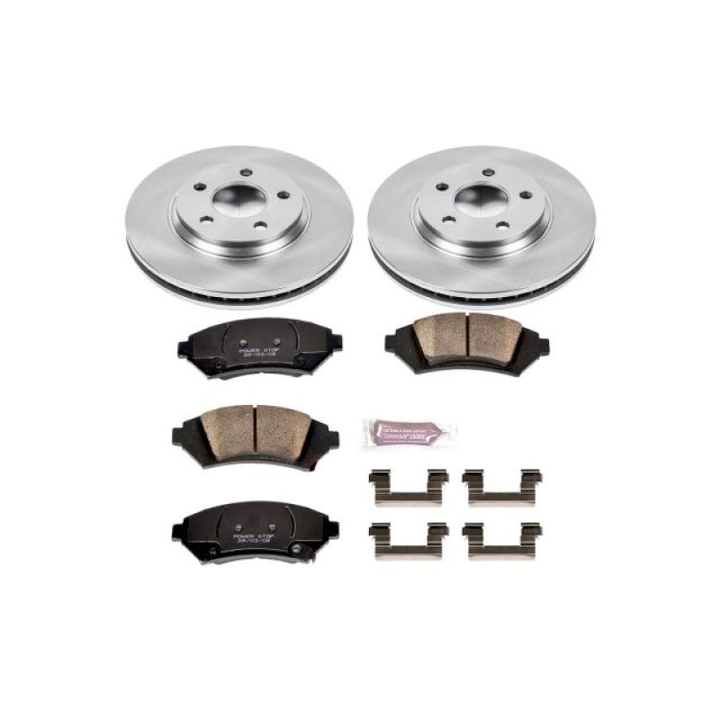 Buick LeSabre Brake Kit - Front - PowerStop - Z17 Evolution Plus Ceramic Pads + Autospecialty Rotors - 2005
