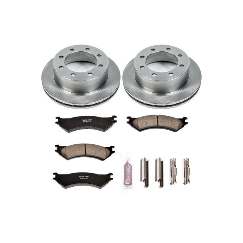 Ford E-150 Brake Kit - Rear - PowerStop - Z17 Evolution Plus Ceramic Pads + Autospecialty Brake Rotors - 2007