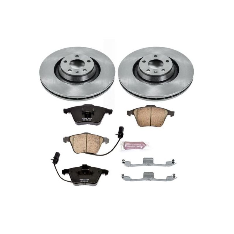Audi A6 Quattro Brake Kit - Front - PowerStop - Z17 Stock Replacement - `05-`11