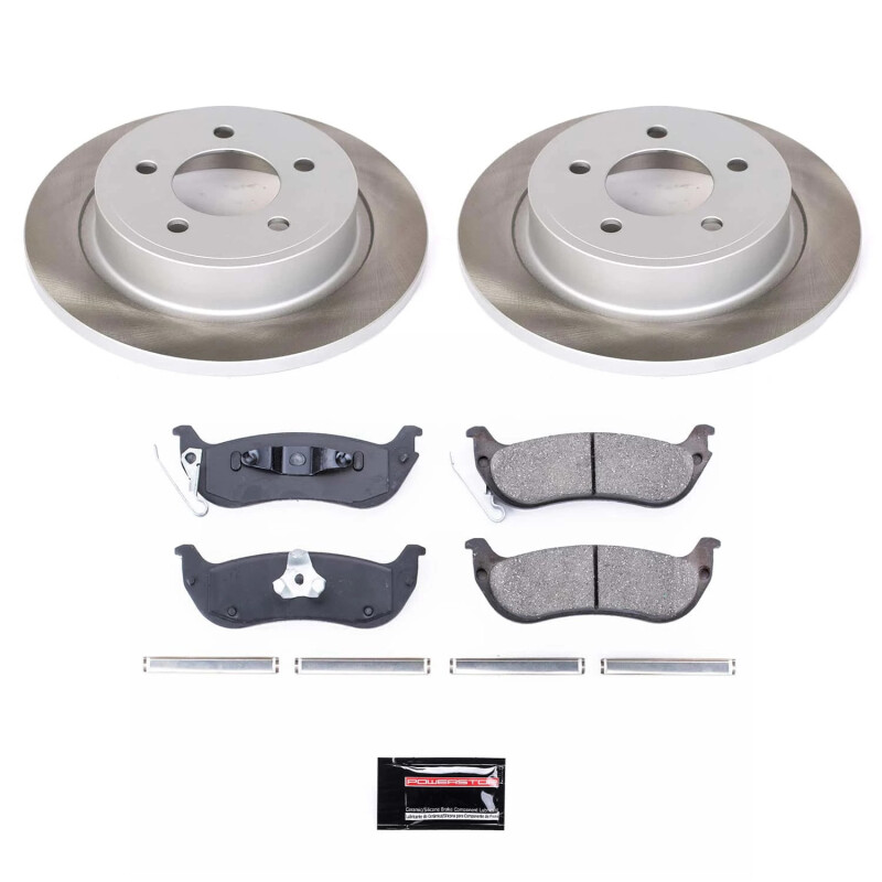 Mercedes-Benz CL500 Brake Kit - Front + Rear - PowerStop - Z17 Evolution Plus Ceramic Pads + Autospecialty Rotors - `03-`06