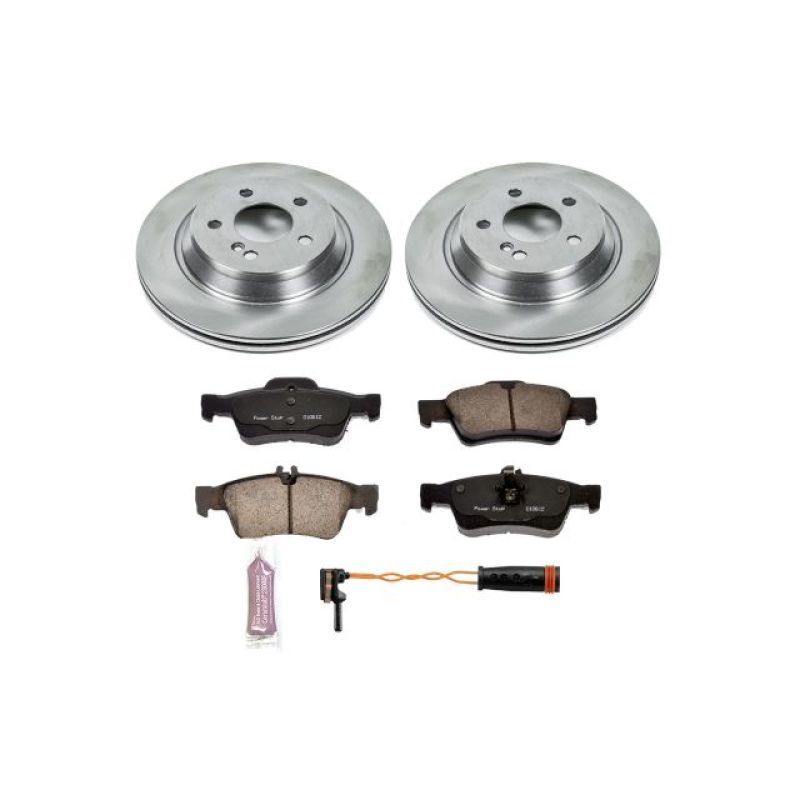 Mercedes-Benz S430 Brake Kit - Rear - PowerStop - Z17 Evolution Plus Ceramic Pads + Autospecialty Rotors - `03-`06