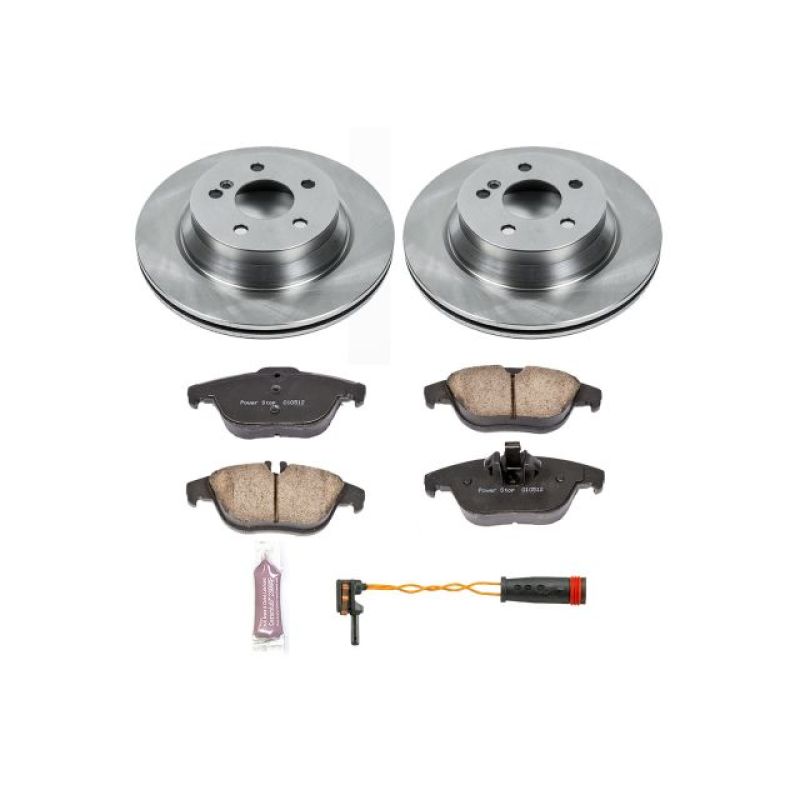 Mercedes-Benz GLK250 Brake Kit - Rear - PowerStop - Z17 Evolution Plus Ceramic Pads + Autospecialty Rotors - `13-`15