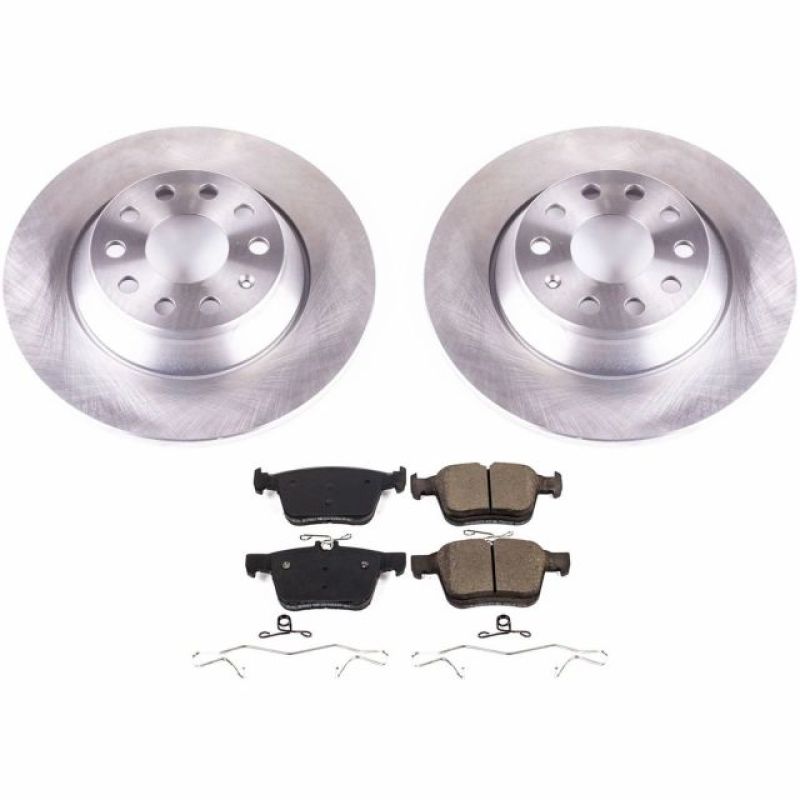 Audi TT Quattro Brake Kit - Rear - PowerStop - Z17 Stock Replacement - `16-`18