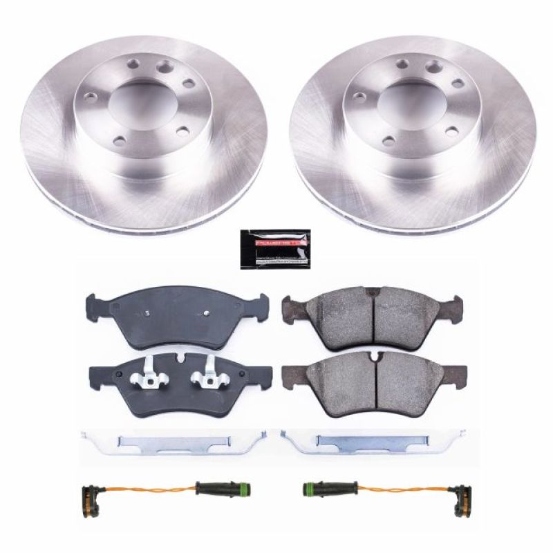 Mercedes-Benz G55 AMG Brake Kit - Front - PowerStop - Z17 Evolution Plus Ceramic Pads + Autospecialty Rotors - `05-`10