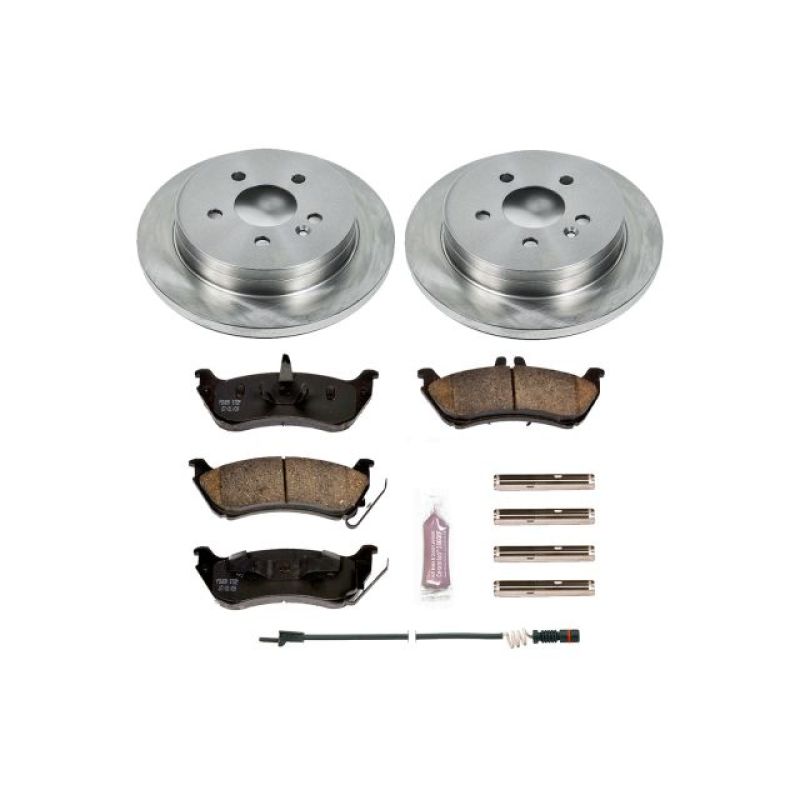 Mercedes-Benz ML320 Brake Kit - Rear - PowerStop - Z17 Evolution Plus Ceramic Pads + Autospecialty Rotors - `98-`03