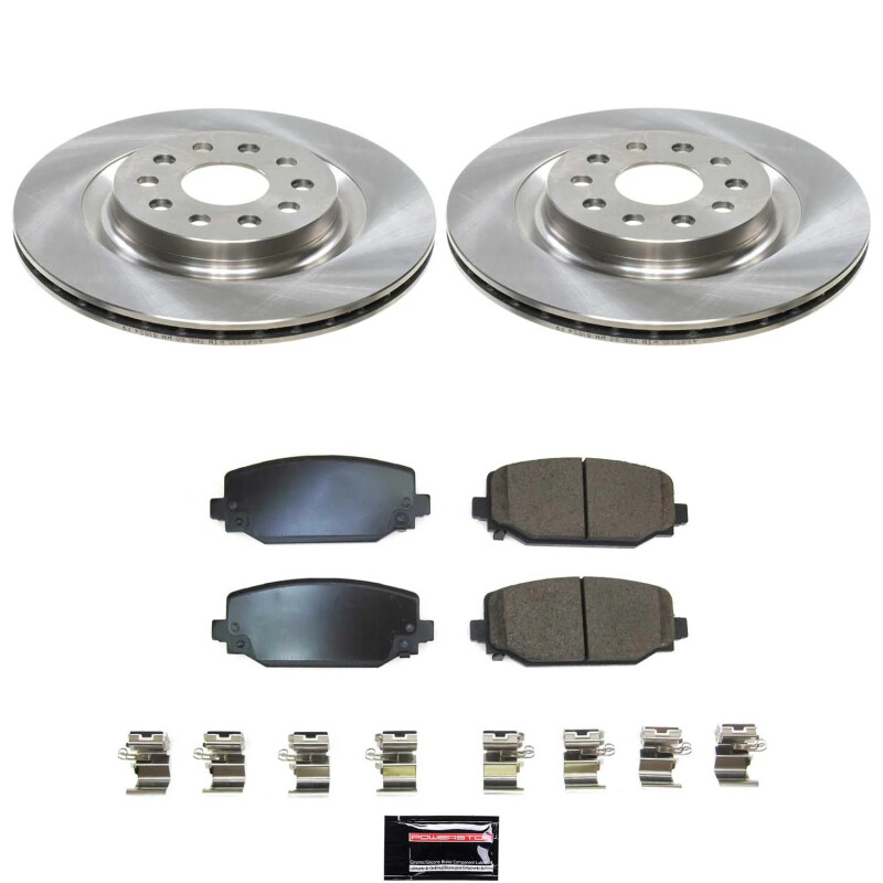 Jeep Grand Cherokee Brake Kit - Rear - PowerStop - Z17 Evolution Plus Ceramic Pads + Autospecialty Rotors - `22-`24