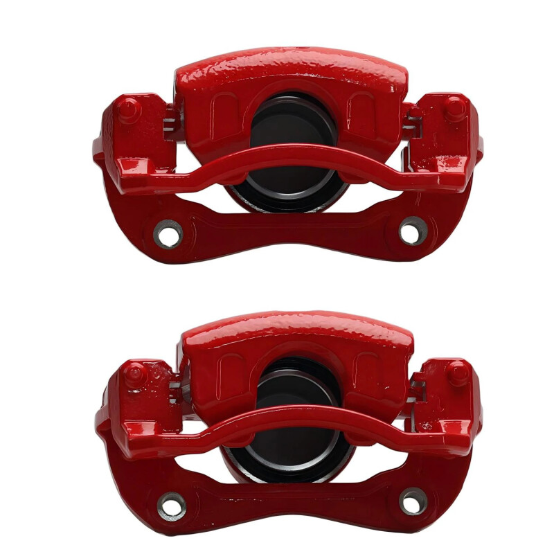 Kia Soul Brake Calipers - Front - PowerStop - Powder Coated - Red - `14-`19