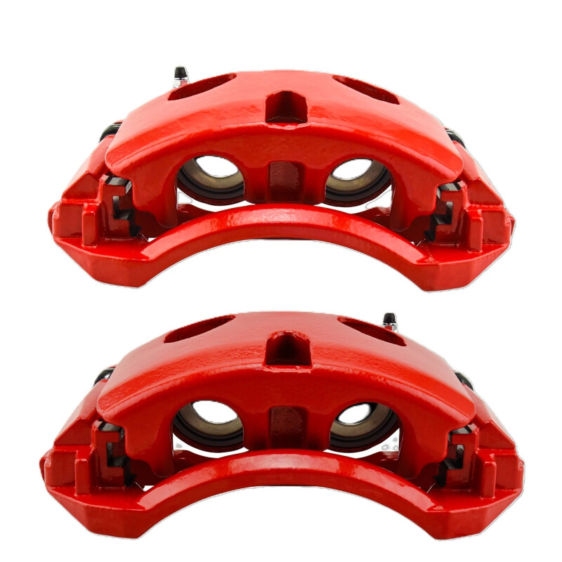GMC Sierra 3500 HD Brake Calipers - Front - PowerStop - Red - `20-`23