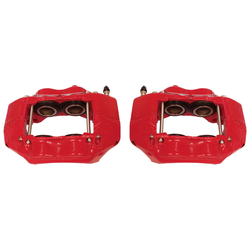Toyota Tacoma Brake Calipers - Front - PowerStop - Red Powder Coated - Red - `95-`03