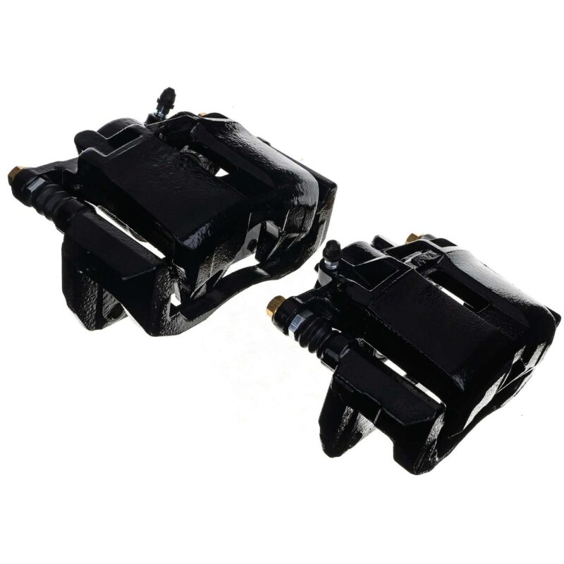 Acura CL Brake Calipers - Front - PowerStop - High-Temp Powder Coated - Black - `01-`03