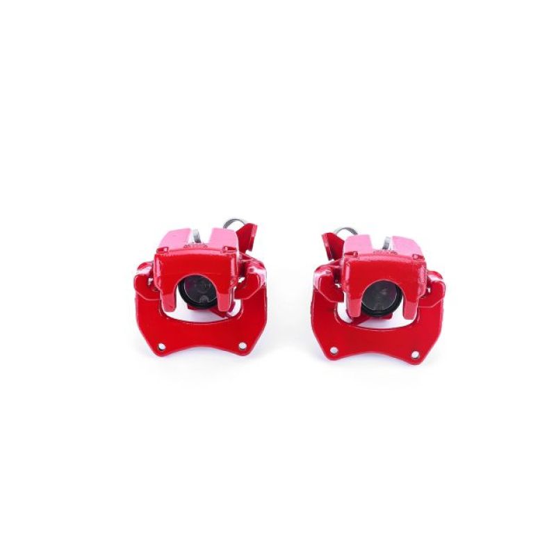 Audi A6 Quattro Brake Calipers (2) - Rear - PowerStop - High-Temp Powder Coated - Red - `00-`04