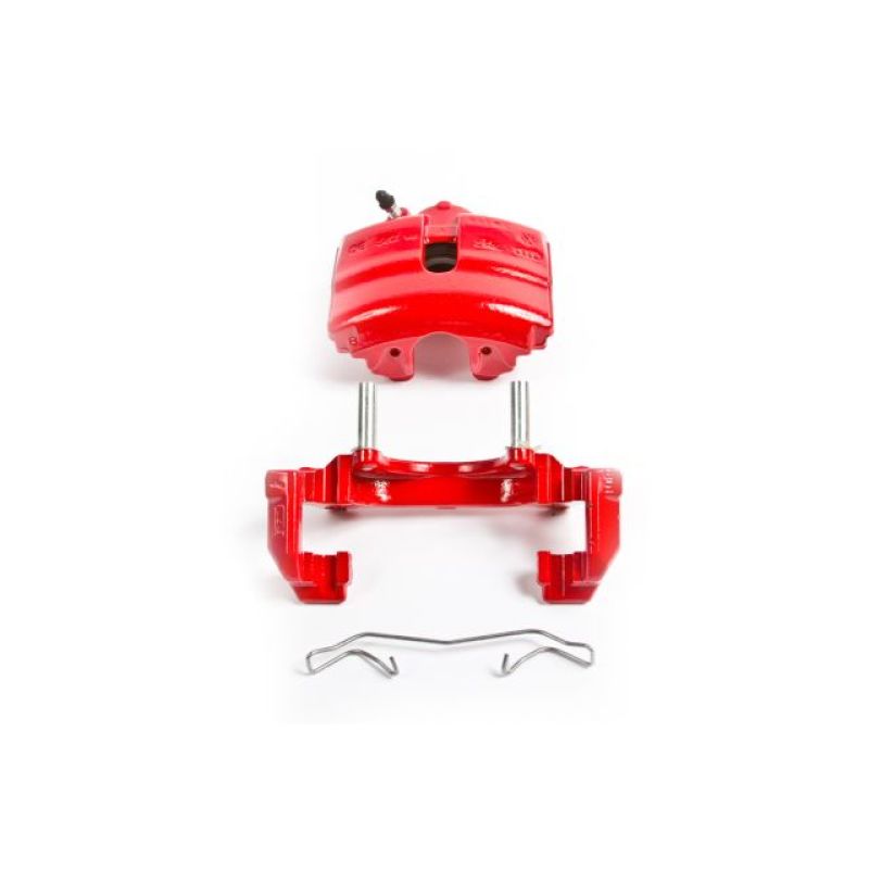 Audi A3 Brake Calipers - Front - PowerStop - Powder Coated - Red - `10-`12