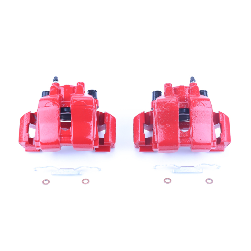 Ford Escape Brake Calipers - Front - PowerStop - Powder Coated - Red - `07-`12