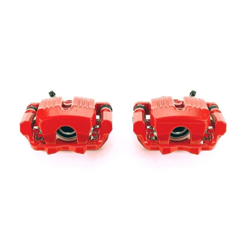 Acura RL Brake Calipers - Rear - PowerStop - High-Temp Powder Coated - Red - `05-`12