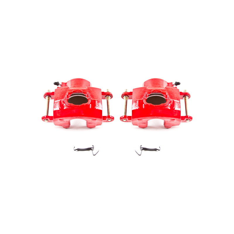 GMC Safari Brake Calipers - Front - PowerStop - Performance Brake Caliper - Red - `85-`02