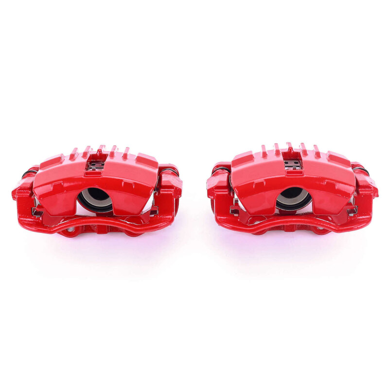 Chevrolet Blazer Brake Calipers - Rear - PowerStop - Powder Coated - Red - `97-`05