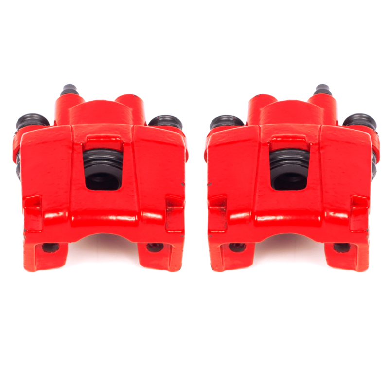 Ford Explorer Brake Calipers - Rear - PowerStop - Powder Coated - Red - `02-`10